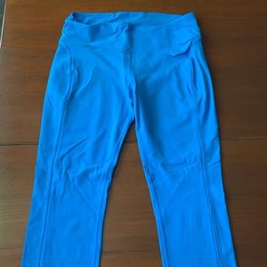 Lululemon Bright Blue Yoga Pants - Bootleg
